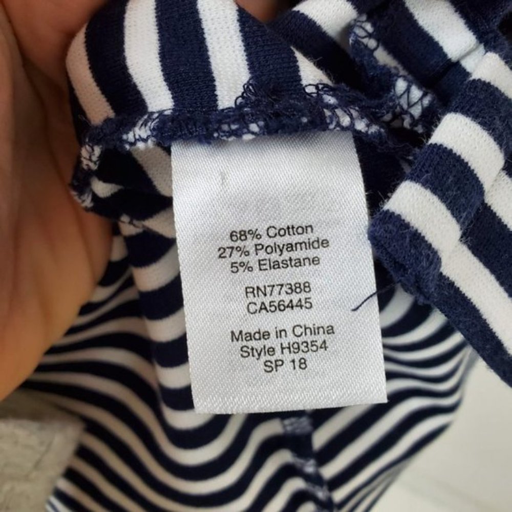 J. Crew Stripe Lace-Up Knit Dress - Picture 6 of 7